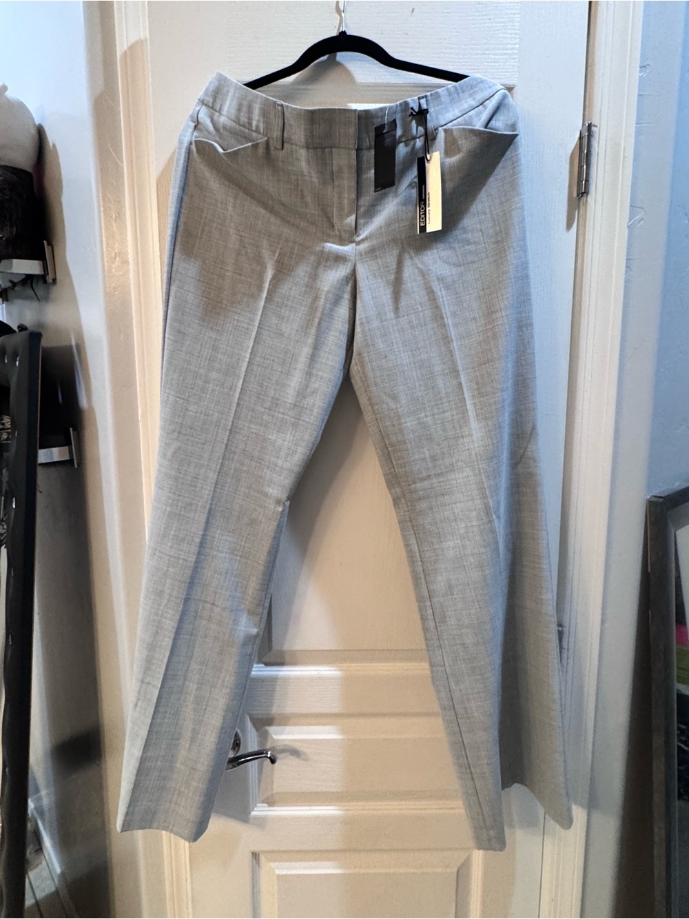 EXPRESS Light Gray WOMEN’s Dress Pants - Classic Tailored Fit